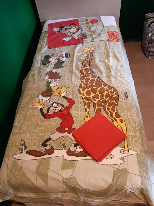 Dekbedovertrek Mickey Mouse, Kinderen en Baby's, Kinderkamer | Beddengoed, Zo goed als nieuw, Dekbedovertrek, Overige kleuren