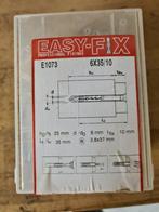 Chevilles à clous Easy-fix 6x35/10 - boîte de 2,5 - +/- 250, Comme neuf, Enlèvement ou Envoi