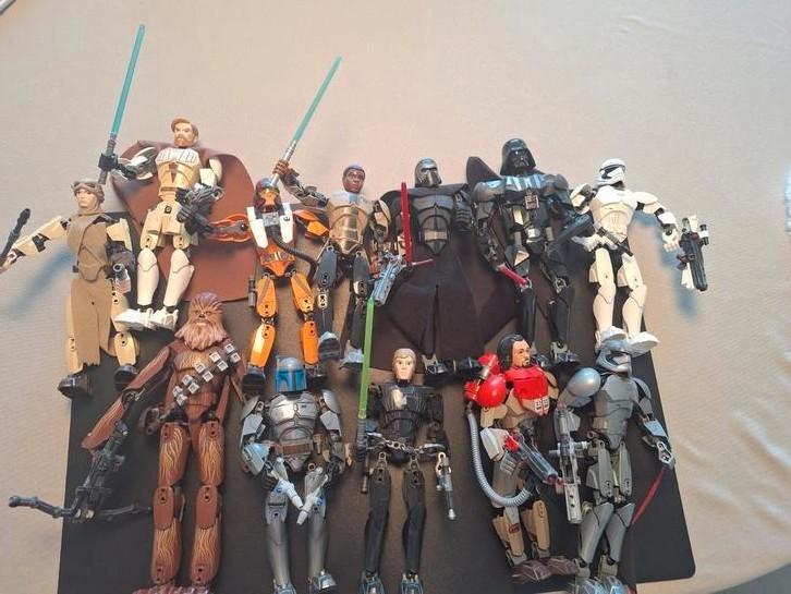 Lego star wars actiefiguren te koop, ongeveer 25cm., Hobby en Vrije tijd, Modelbouw | Overige, Zo goed als nieuw, Ophalen of Verzenden