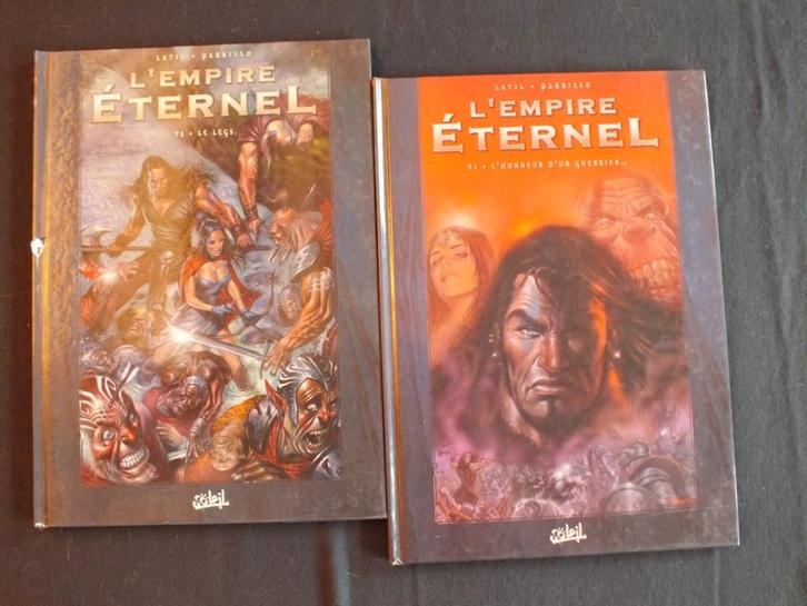 HET EEUWIGE RIJK /2 ALBUMS EO/. SOLEIL EDITIONS, Boeken, Stripverhalen, Gelezen, Complete serie of reeks, Ophalen of Verzenden