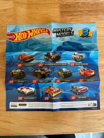 Hotwheels mystery.(set van 10 compleet) beschikbaar voor biedingen