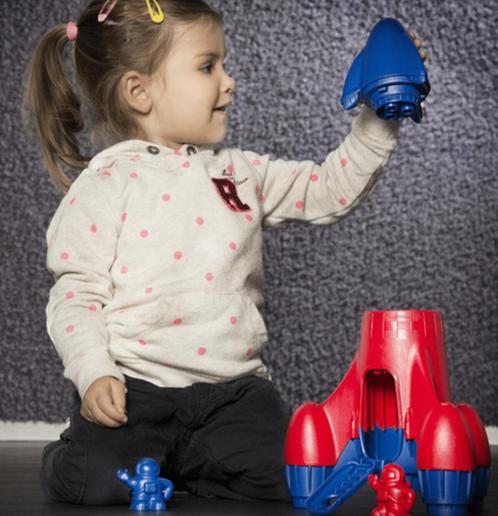 Green toys rocket / raket, Kinderen en Baby's, Speelgoed | Educatief en Creatief, Zo goed als nieuw, Ontdekken, Ophalen