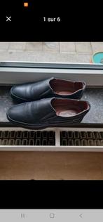 Chaussures cuir noir 43, Tuin en Terras, Werkkleding, Ophalen of Verzenden, Zo goed als nieuw