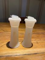 Tupperware retro peper en zout setje, Huis en Inrichting, Keuken | Tupperware, Ophalen of Verzenden, Wit