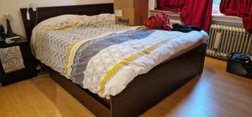 IKEA Malm bed 160x200 + 1 commodes + Tiroirs neuf beschikbaar voor biedingen