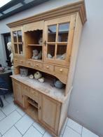 Vitrinekast, Huis en Inrichting, Kasten | Vitrinekasten, Ophalen, Gebruikt, 200 cm of meer, Grenen