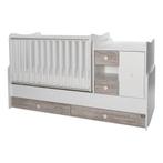 Lorelli Bed en commode 2en1 wit & grijs, Kinderen en Baby's, Ophalen, Zo goed als nieuw, Commode