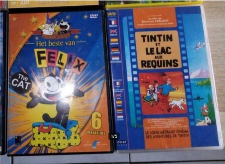 24 teken- / animatiefilms op dvd , all en 6+ , 2€/dvd, Cd's en Dvd's, Dvd's | Tekenfilms en Animatie, Gebruikt, Alle leeftijden