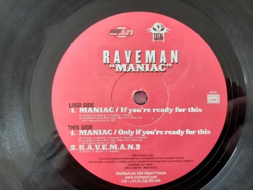 Raveman - maniac 12" vinyl single, Cd's en Dvd's, Vinyl | Dance en House, Gebruikt, Overige genres, 12 inch, Ophalen of Verzenden