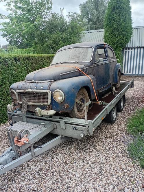 Volvo PV 544 compleet voor onderdelen., Auto's, Oldtimers, Particulier, Volvo, Benzine, Coupé, 2 deurs, Handgeschakeld, Blauw