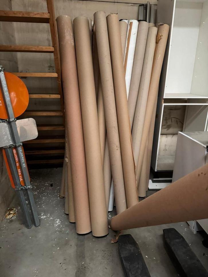 tubes en carton de 2 Mt et 4 mt, Articles professionnels, Stock & Retail | Emballage & Expédition, Enlèvement ou Envoi