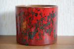 vintage rode cache pot - made in Germany, Antiek en Kunst, Ophalen of Verzenden