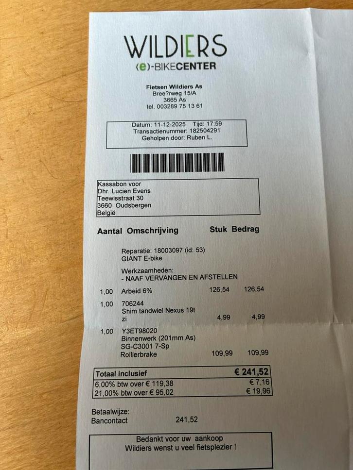 Electrische fiets, Vélos & Vélomoteurs, Vélos électriques, Utilisé, Giant, 51 à 55 cm, 50 km par batterie ou plus, Enlèvement