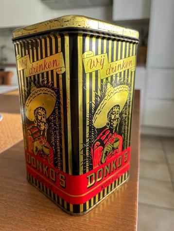 Blikken doos Donko's koffie - Roeselare