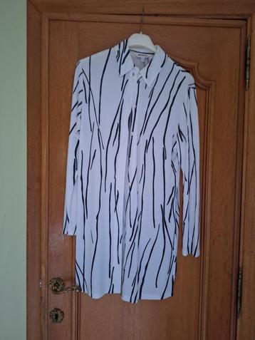 Longue veste/chemise Apropos blanc/Marine - taille:40 