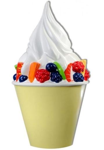 Frozen Yogurt ijsje 170 cm - frozenyogurt ijs van polyester beschikbaar voor biedingen
