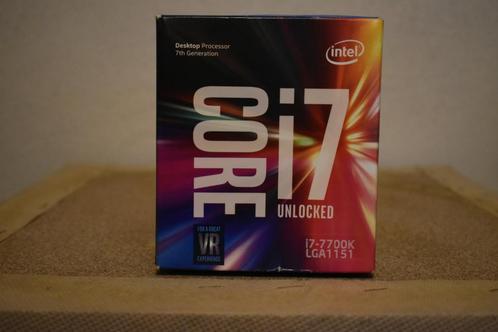 Intel i7/7700k 4.2_4.5-processor, Computers en Software, Processors, Zo goed als nieuw, 4-core, 4 Ghz of meer, Ophalen