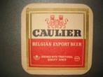 Bierviltje Caulier Brussel 5 : 95 x 95 mm, Ophalen of Verzenden, Gebruikt, Viltje(s)