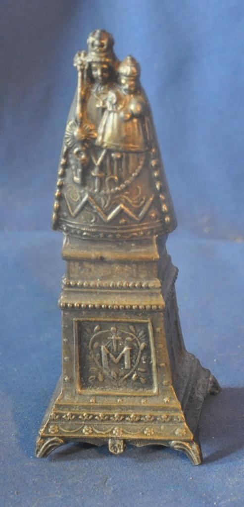 statuette notre dame au bois en regule cuivré, Antiek en Kunst, Antiek | Religieuze voorwerpen, Ophalen of Verzenden