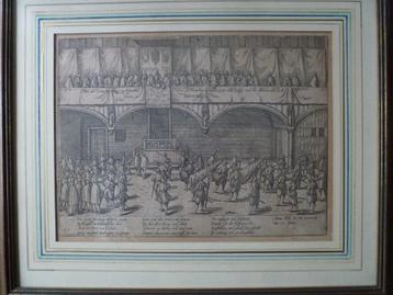 4 gravures de Frans Hogenberg 1535-1590, Enlèvement