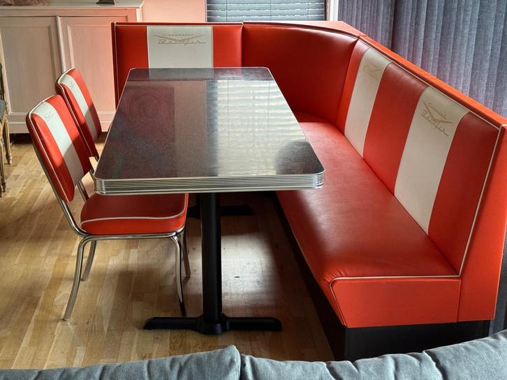 hoekbank Chevrolet Bel Air, Huis en Inrichting, Zetels | Complete zithoeken, Zo goed als nieuw, Kunststof, Metaal, Overige materialen