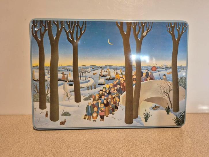 Jules Destrooper blikken metalen doos met deksel, Collections, Boîte en métal, Utilisé, Biscuits, Autres marques, Enlèvement ou Envoi