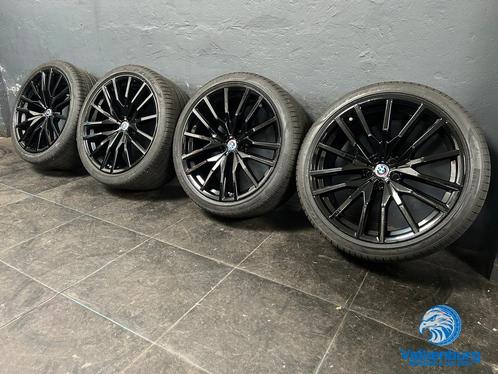 7mm! Originele BMW X5 X6 G05 G06 Style 742M 22 inch zwart br, Auto-onderdelen, Banden en Velgen, Banden en Velgen, Zomerbanden