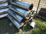 dubbelwandige afvoerbuis inox ,gebruikt, Doe-het-zelf en Bouw, Ophalen, Gebruikt, Afzuiger