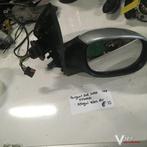 Peugeot 206 3drs 2003 Quicksilver Wagennr 2500021  Elektr. B, Auto-onderdelen, Spiegels, Ophalen of Verzenden, Gebruikt
