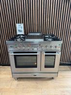 Luxe Rvs Boretti Fornuis 90 cm breed (Gratis bezorgen), Ophalen of Verzenden, Zo goed als nieuw, Boretti