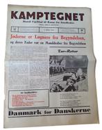 Journal danois incorrect de la Seconde Guerre mondiale, en b, Collections, Objets militaires | Seconde Guerre mondiale, Enlèvement ou Envoi