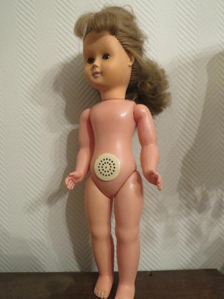 Cellofaanpop, jaren 60, Verzamelen, Poppen, Gebruikt, Pop, Ophalen of Verzenden