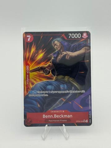 NM/M Benn.Beckman [Alternate Art] OP09-009 beschikbaar voor biedingen