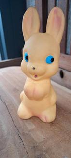 Klein rubberen konijn, helemaal vintage., Ophalen of Verzenden