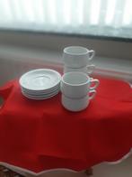 10 tassen + schoteltjes voor filterkoffie, Ophalen, Zo goed als nieuw, Effen
