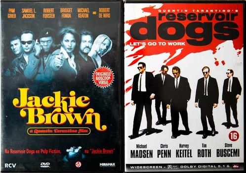 2 dvd jackie brown en reservoir dogs, Cd's en Dvd's, Dvd's | Actie, Actiethriller, Ophalen of Verzenden