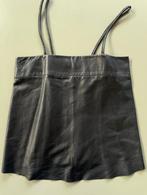 ZGAN lamslederen top Zadig & Voltaire Deluxe mt S, Zadig & Voltaire, Verzenden, Zwart, Zo goed als nieuw