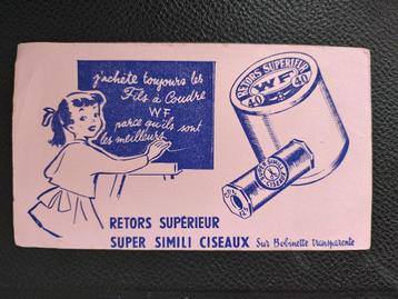 Papier buvard publicité fil à coudre WF  beschikbaar voor biedingen