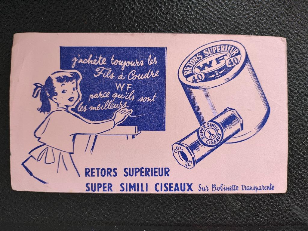 BOBINE ANCIENNE FIL LIN écru " Au Conscrit" 120 -COUTURE MERCERIE