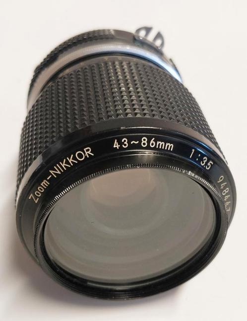 Objectif zoom Nikon 43-86 mm, F1:3.5, TV, Hi-fi & Vidéo, Photo | Lentilles & Objectifs, Utilisé, Enlèvement ou Envoi
