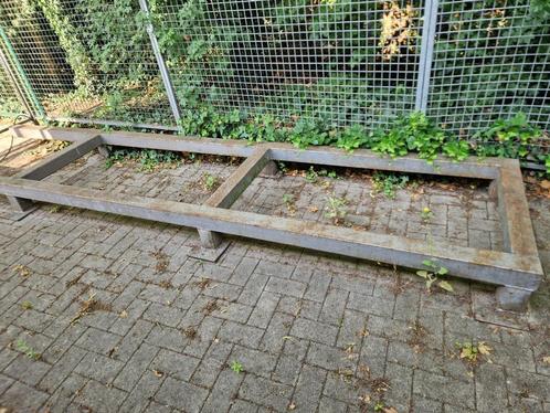 PALLETREK ROBUUST 26 cm H 100 cm BR 455 cm, Doe-het-zelf en Bouw, Kratten en Dozen, Gebruikt, Overige typen, 100 cm of meer, Minder dan 35 cm