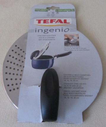 Tefal Ingenio deksel met afgietfunctie - NIEUW !  beschikbaar voor biedingen