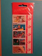 Feuillet 5 timbres Prior Tintin Duostamp - Les voyages, Enlèvement ou Envoi, Tintin, Neuf, Image, Affiche ou Autocollant