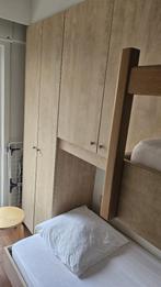 stapelbed, hoogslaper met kast, Ophalen, 100 cm, Tweepersoons, Zo goed als nieuw