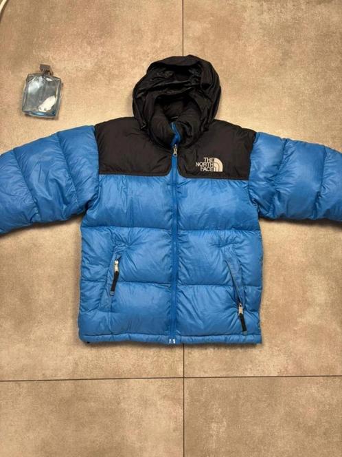 The north face puffer jacket, Kleding | Heren, Jassen | Winter, Zo goed als nieuw, Maat 46 (S) of kleiner, Blauw, Ophalen of Verzenden