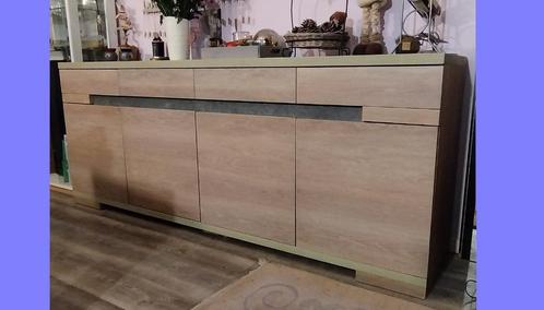 Dressoir en vitrinekast, Huis en Inrichting, Kasten | Dressoirs, Met lade(s), Met deur(en), Met plank(en), Overige houtsoorten