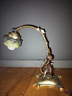 tafellamp met glaspasta, Ophalen, Gebruikt, Art deco, Glas