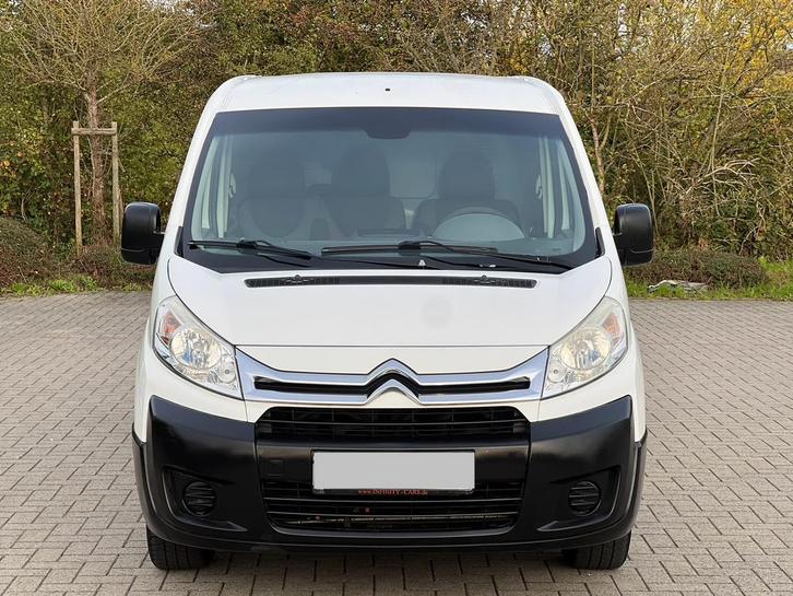 Citroen jumpy 1.6hdi Euro5 lang chassis**149000km** met ct, Auto's, Citroën, Particulier, Jumpy Combi, Diesel, Euro 5, Wit, Grijs