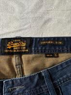 Superdry Corporal Slim W36 L34 jeansbroek, Ophalen, W36 - W38 (confectie 52/54), Blauw, Zo goed als nieuw