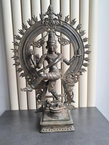 Bronzen beeld van Shiva Nataraja/India/Azië/58 cm beschikbaar voor biedingen